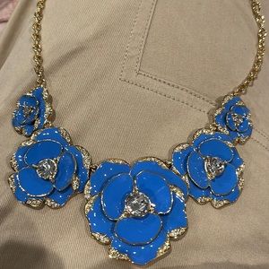 Kate Spade New York Blue Beach House Bouquet Graduated Necklace